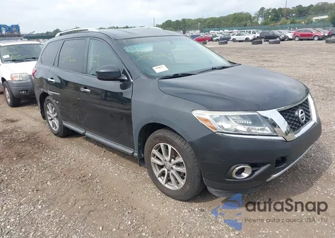 2015 Nissan Pathfinder Sv z USA, uszkodzony, nr VIN 5N1AR2MM6FC708386